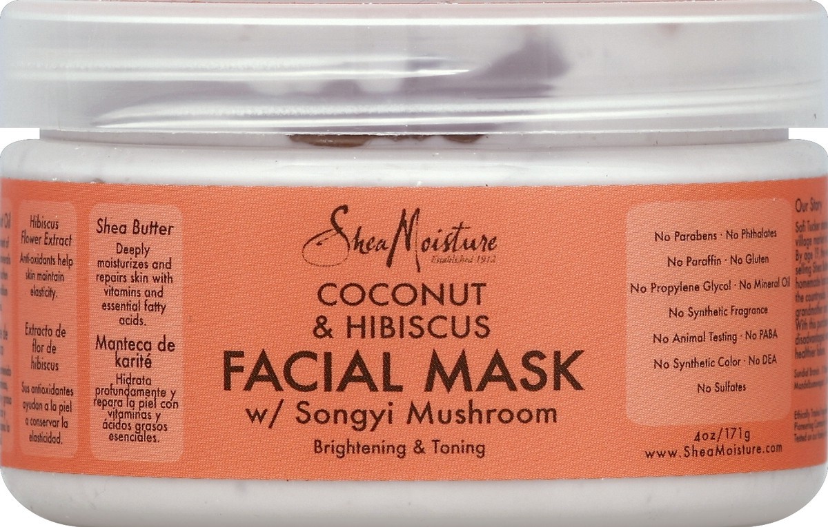 slide 1 of 3, SheaMoisture Facial Mask 4 oz, 4 oz