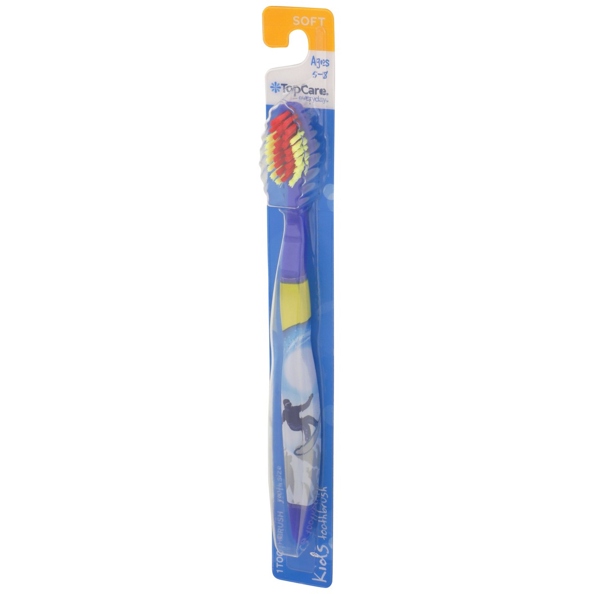 slide 5 of 8, TopCare Youth Size Soft Toothbrush, 1 ct