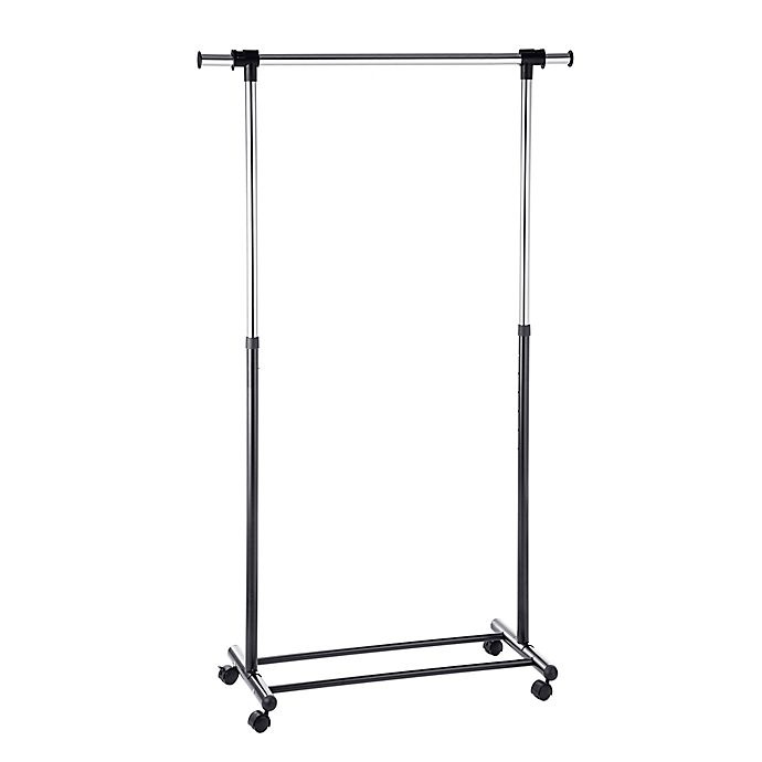 slide 1 of 3, Simply Essential Portable Expandable Garment Rack, 1 ct