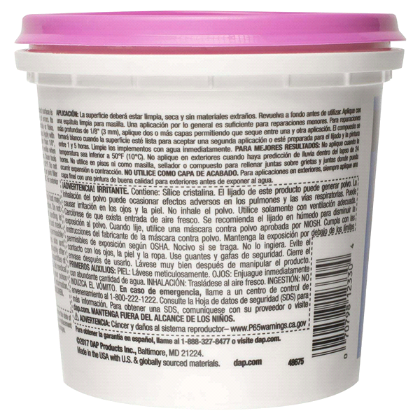 slide 3 of 9, DAP DRYDEX Dry Time Indicator Spackling - Pink/White, 1 qt