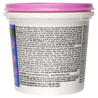 slide 9 of 9, DAP DRYDEX Dry Time Indicator Spackling - Pink/White, 1 qt