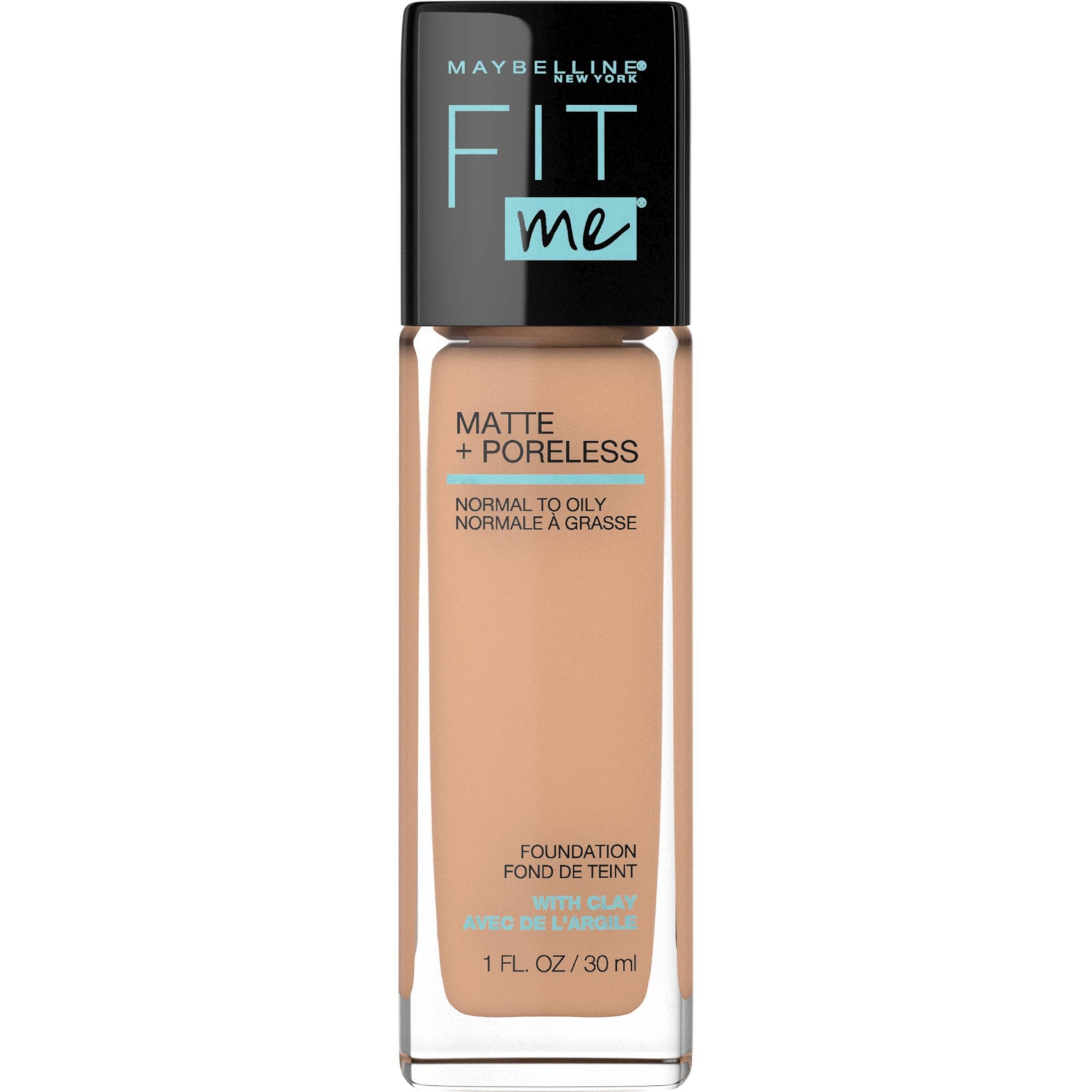 slide 1 of 2, Maybelline Fit Me! Matte & Poreless Foundation 310 Sun Beige, 1 fl oz