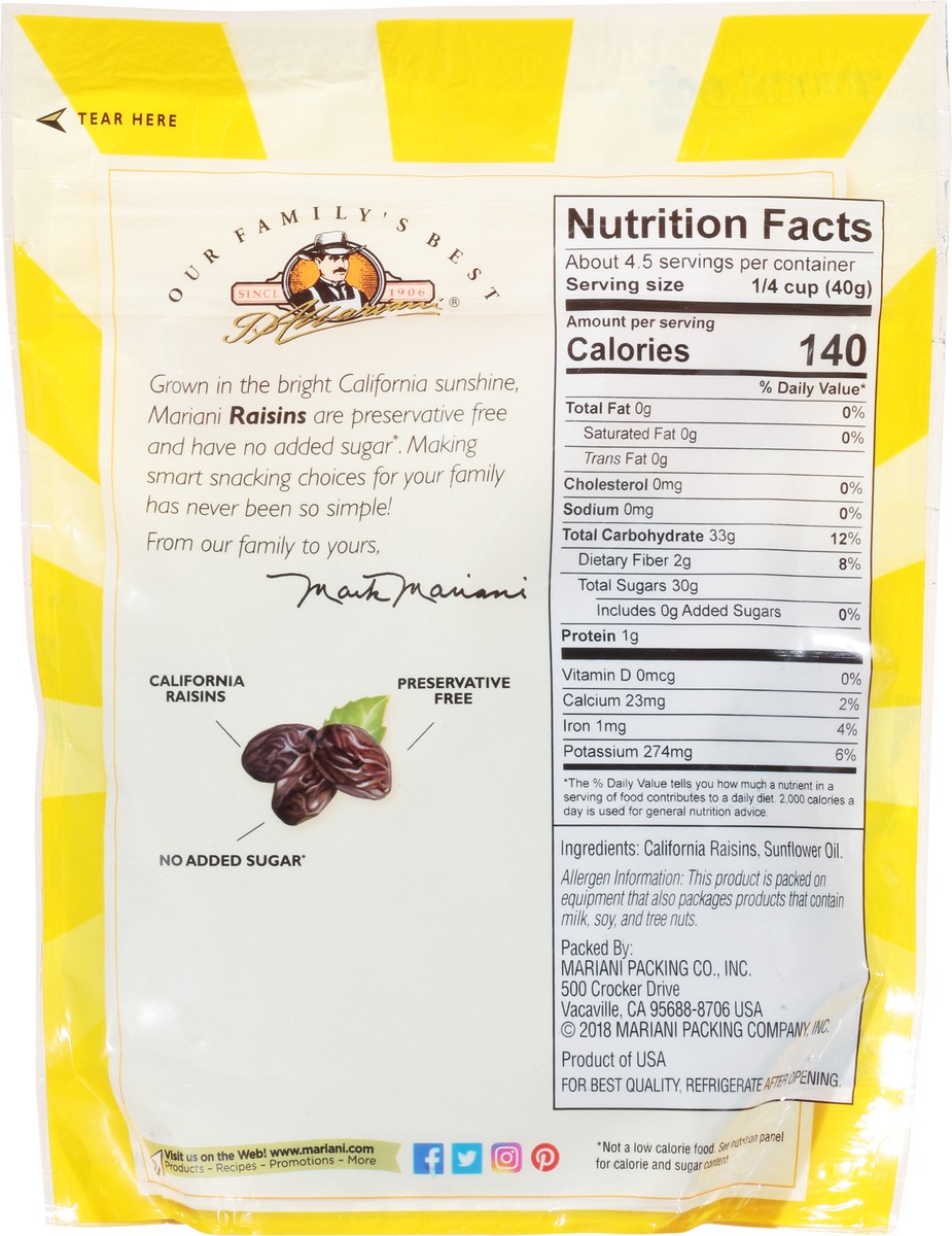 slide 5 of 9, Mariani Raisins - 6 Oz, 6 oz