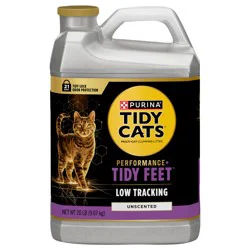 Purina Tidy Cats Tidy Feet Clumping Low Tracking Cat Litter With Odor Control – Unscented