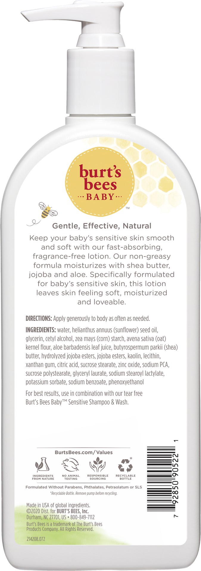 slide 4 of 5, Burt's Bees Baby Lotion 12 oz, 12 oz