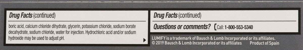 slide 3 of 11, Bausch + Lomb Bausch & Lomb Single Dose Lumify Eye Drops, 0.013 oz