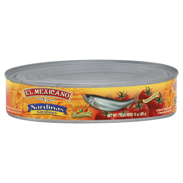 slide 1 of 1, El Mexicano Sardina Con Picante, 15 oz