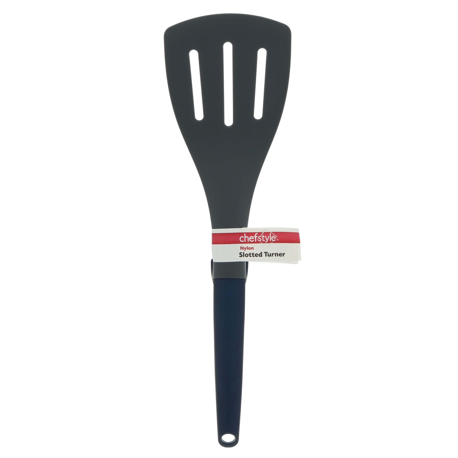 slide 1 of 1, chefstyle Navy Metallic Nylon Turner, 1 ct