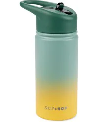 Skiphop Wander Stainless Steel Straw Bottle - Ombré Green Green NS