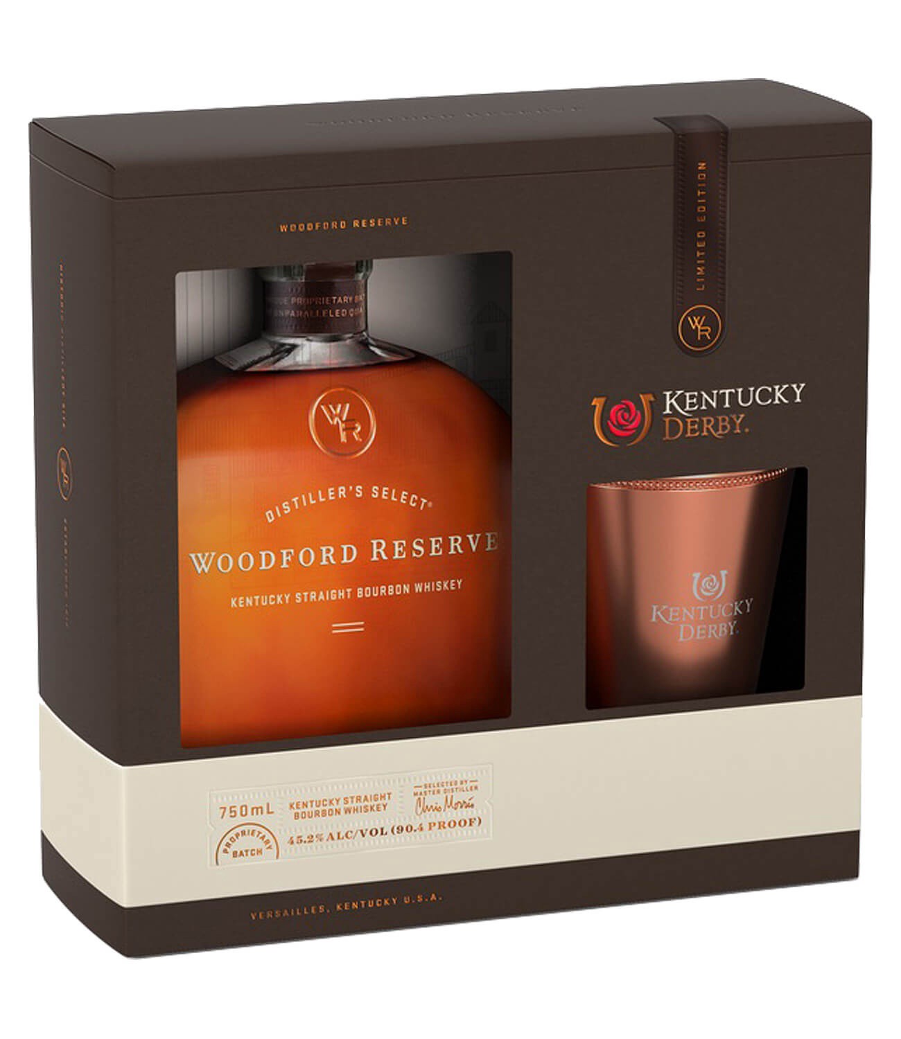 slide 1 of 1, Woodford Reserve Bourbon Derby With Julep Cup, 750 ml