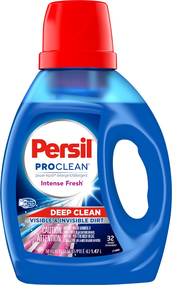 slide 2 of 3, Persil ProClean Liquid Laundry Detergent, Intense Fresh, 50 Fluid Ounces, 32 Loads, 50 fl oz