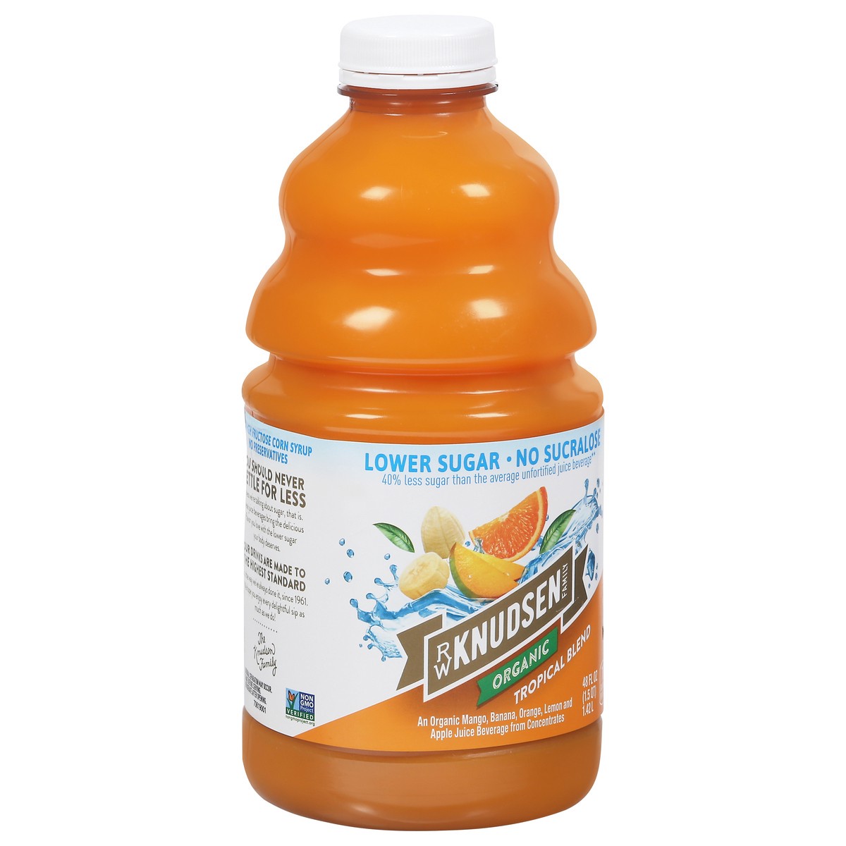 slide 5 of 9, R.W. Knudsen Organic Tropical Blend Juice Beverage - 48 fl oz, 48 fl oz