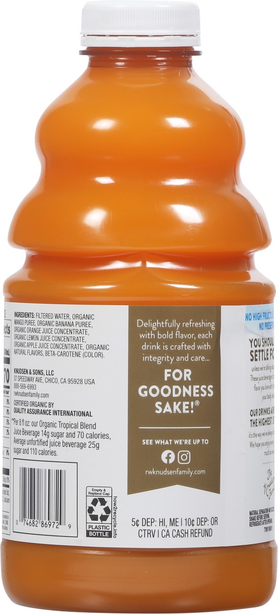 slide 7 of 9, R.W. Knudsen Organic Tropical Blend Juice Beverage - 48 fl oz, 48 fl oz
