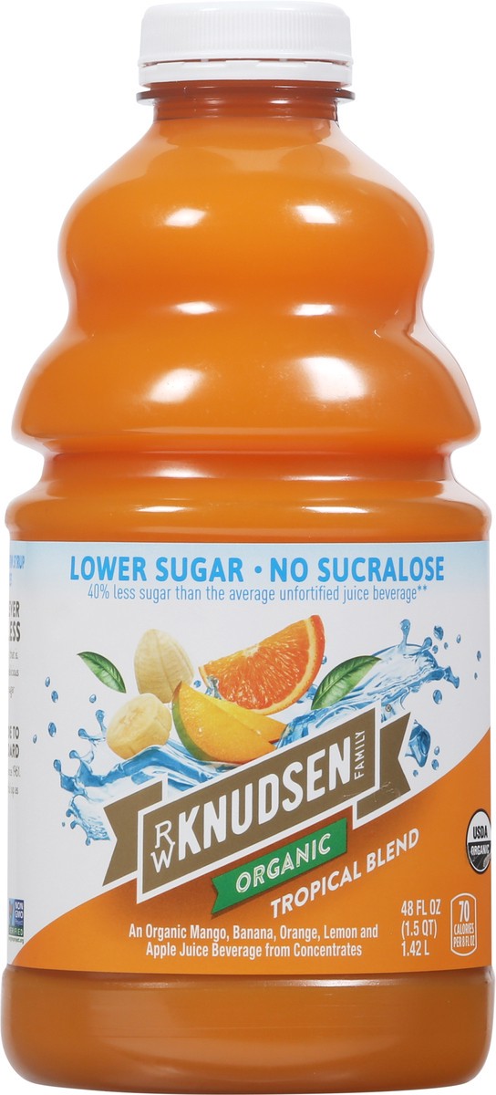 slide 3 of 9, R.W. Knudsen Organic Tropical Blend Juice Beverage - 48 fl oz, 48 fl oz