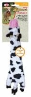 slide 1 of 1, Ethical Pets Crinkler Cow Dog Toy, 1 ct