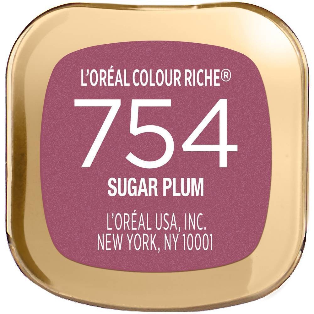 slide 4 of 7, L'Oréal Colour Riche Lipstick Sugar Plum 754, 1 ct