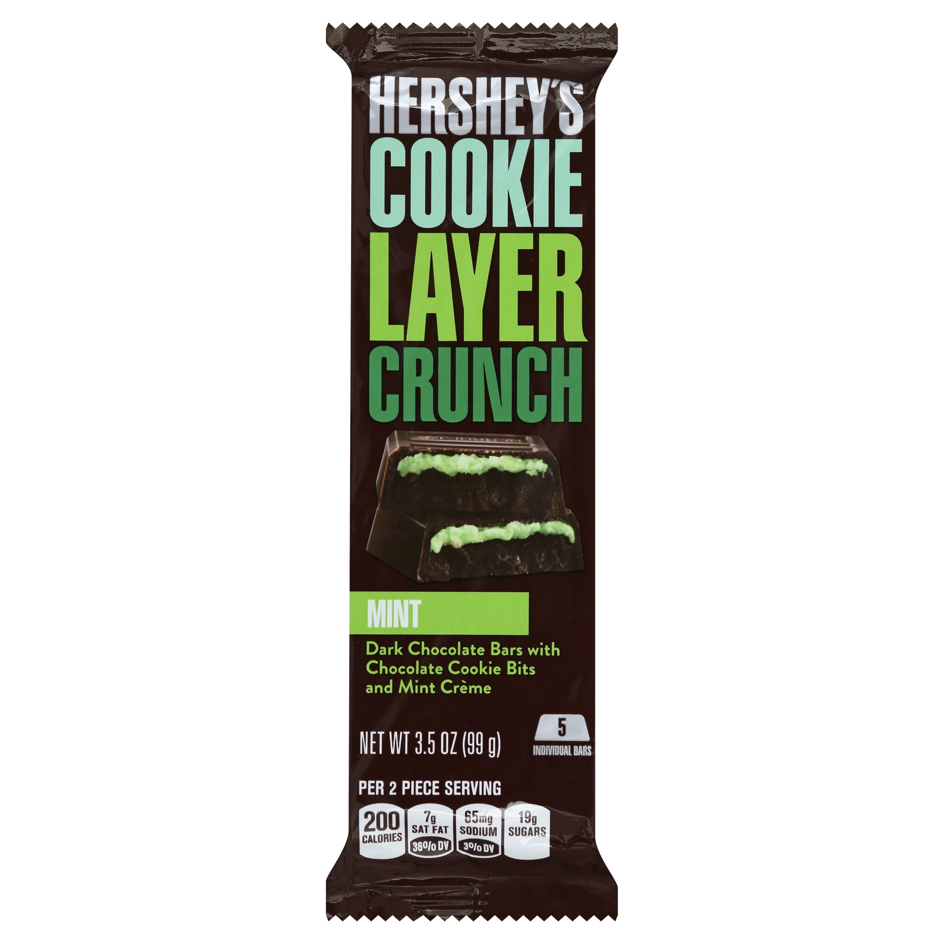 slide 1 of 1, Hershey's Cookie Crunch Mint Bar, 3.5 oz