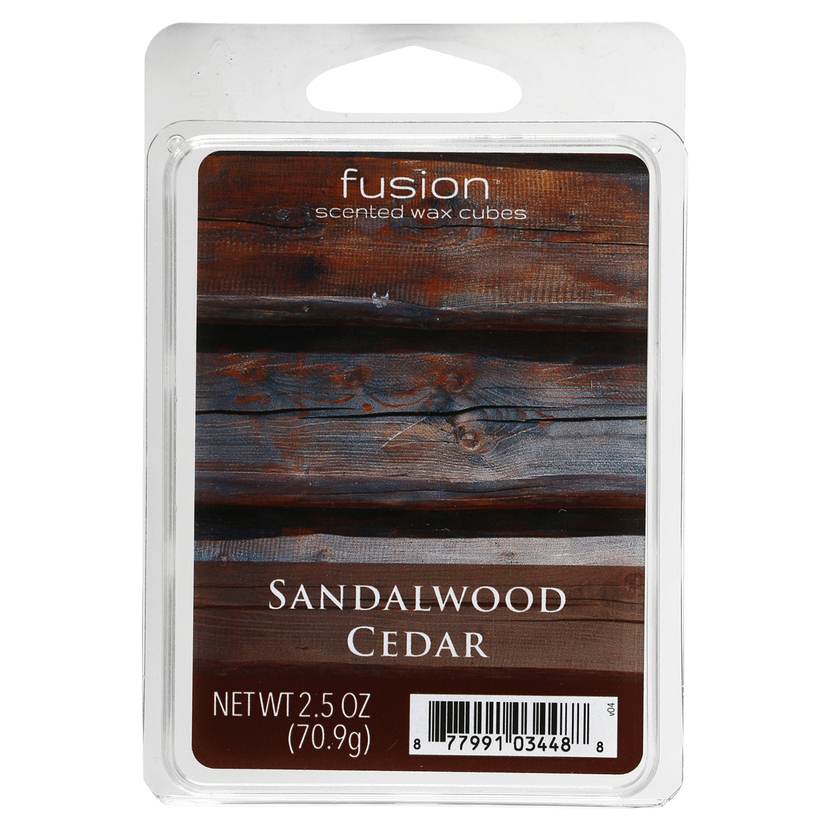 slide 1 of 1, Fusion Sandalwood Cedar Scented Wax Cubes, 2.5 oz