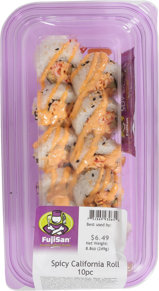 slide 6 of 9, Fujisan Spicy California Roll 10 ea, 10 ct