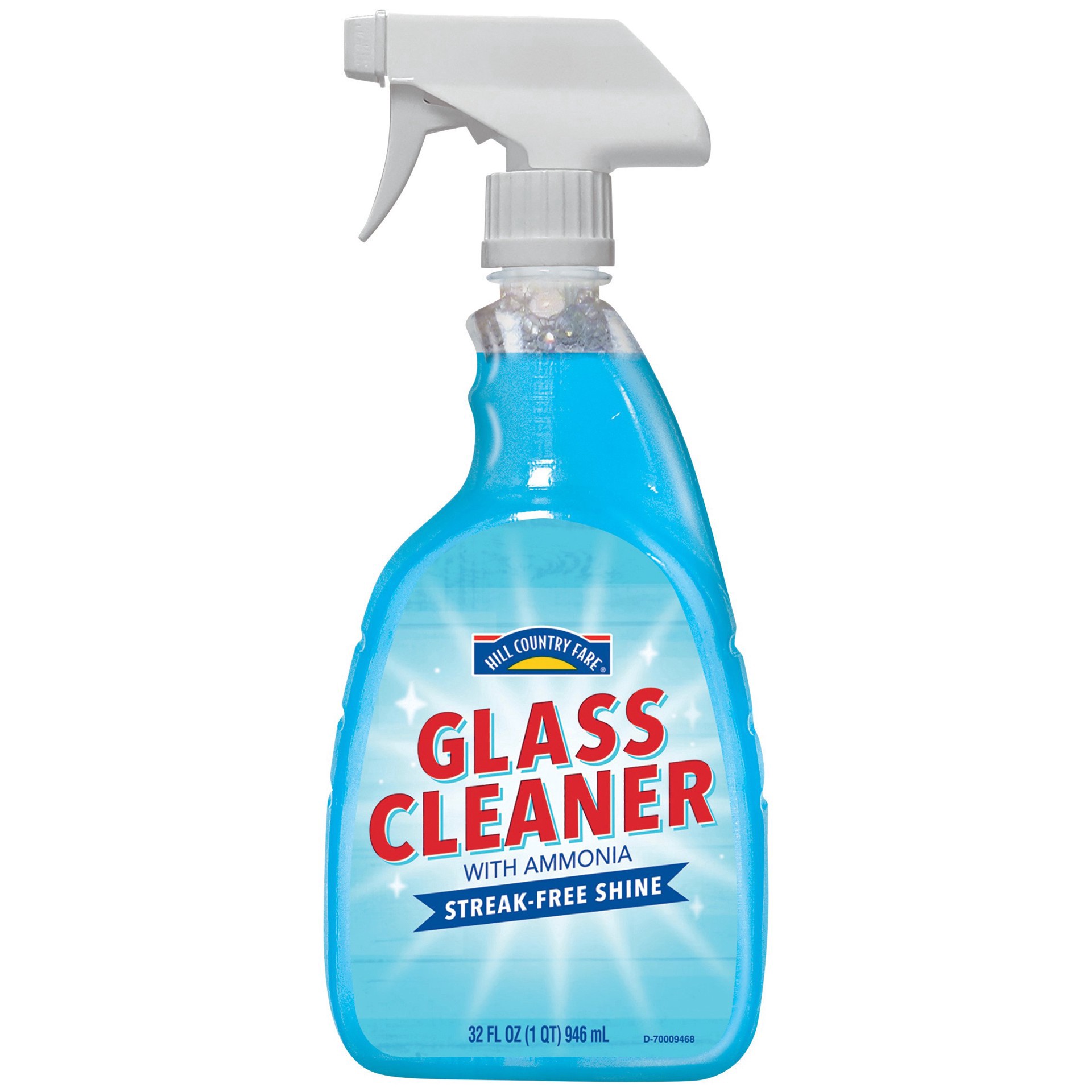 slide 1 of 1, Hill Country Fare Glass Cleaner with Ammonia Spray, 32 oz