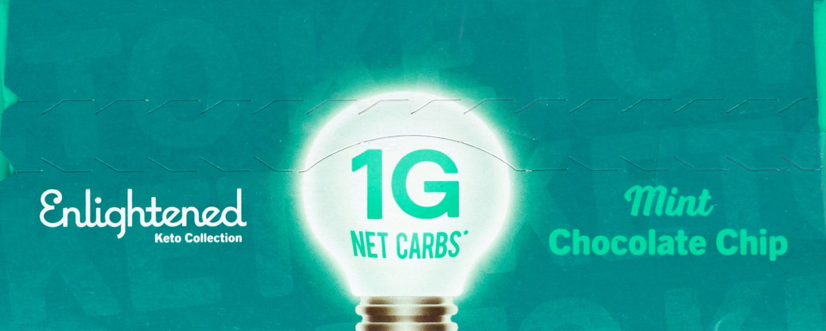 slide 2 of 11, Enlightened Keto Collection Mint Chocolate Chip Ice Cream Bars, 4 ct