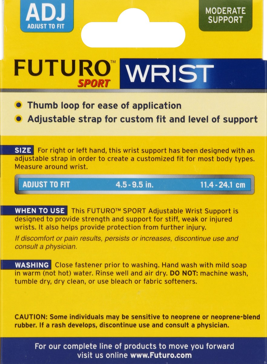 slide 4 of 5, Futuro Wrist Support 1 ea, 1 ct