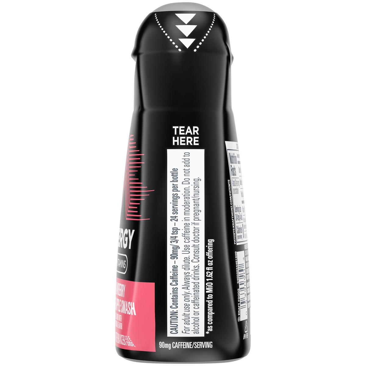 slide 4 of 13, MiO Strawberry Pineapple Smash Liquid Water Enhancer Drink Mix with Caffeine & B Vitamins with 2X More, 3.24 fl. oz. Bottle, 3.24 fl oz
