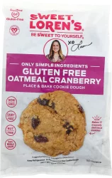 Sweet Loren's Gluten Free Oatmeal Cranberry Cookie Dough