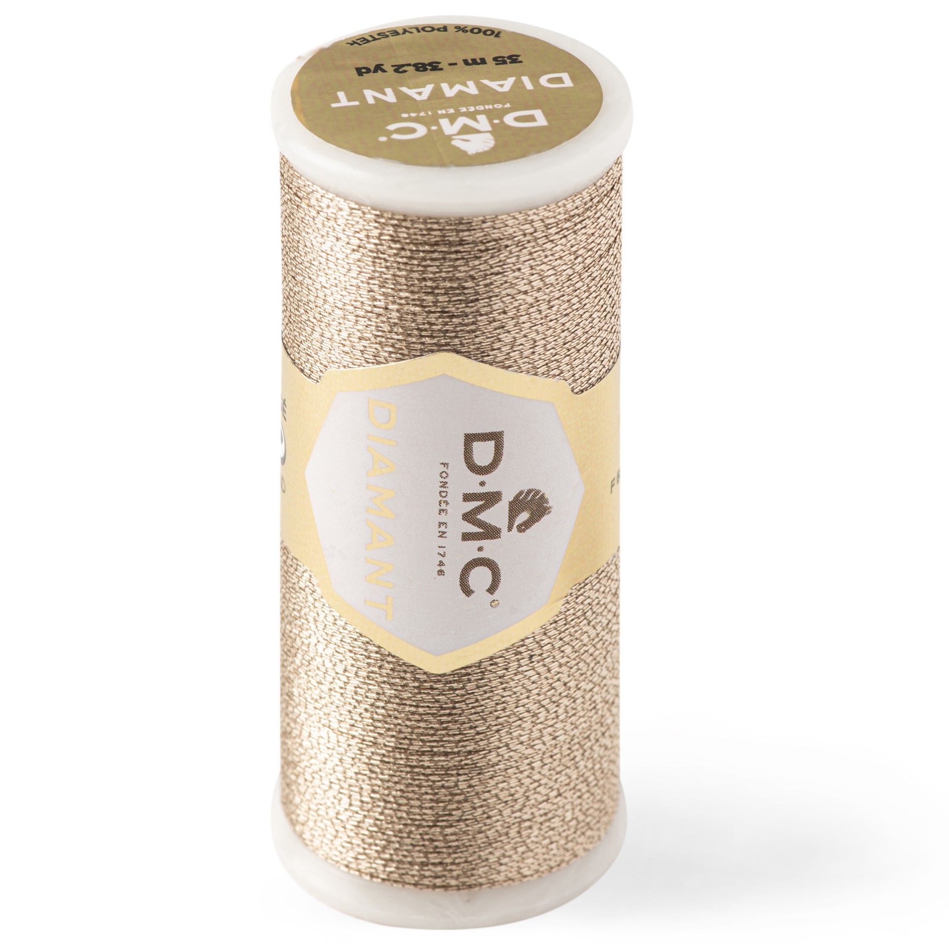 slide 2 of 3, Dmc Diamant Metallic Thread, 35 m