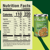 slide 5 of 9, Pacific Foods Organic Lightly Salted Chicken and Wild Rice Soup, 16.3 oz