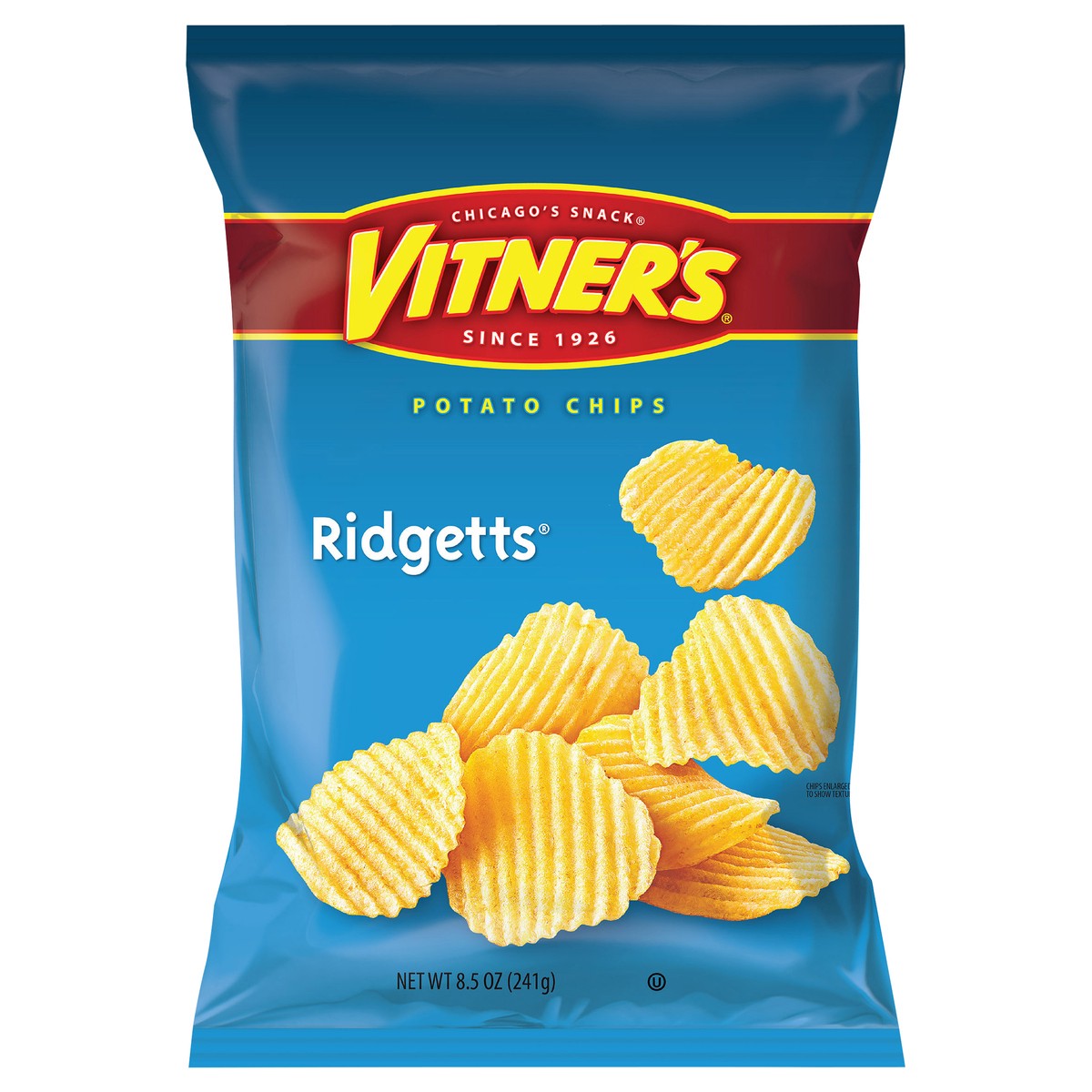 slide 1 of 7, Vitner's 8.5 oz Ridgett Potato Chip, 8.5 oz