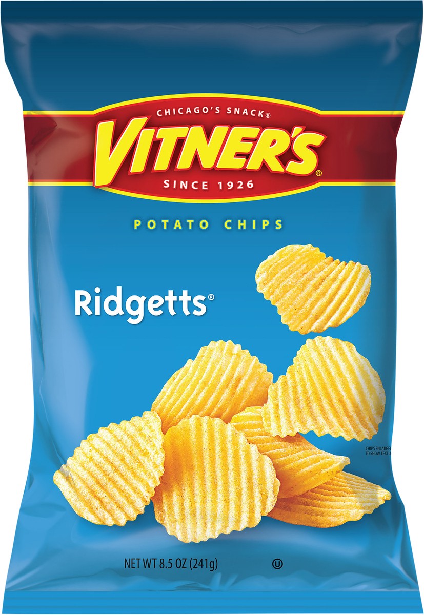 slide 4 of 7, Vitner's 8.5 oz Ridgett Potato Chip, 8.5 oz