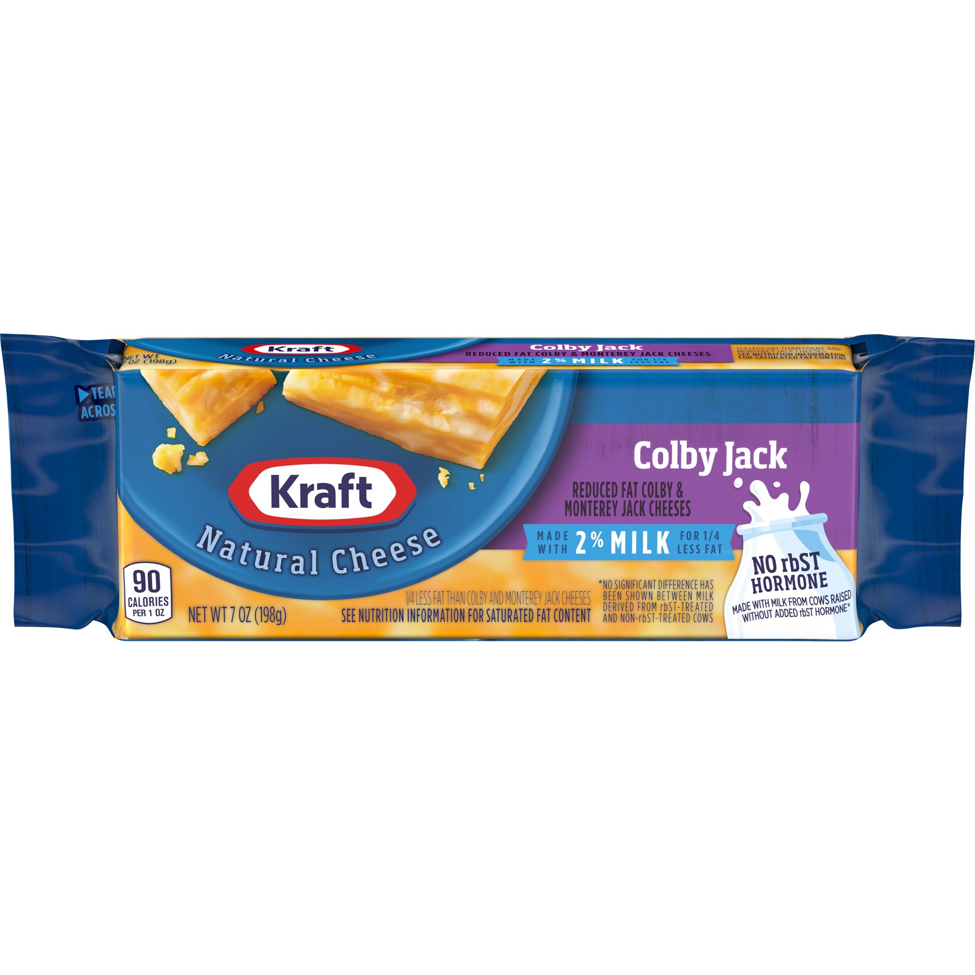 slide 1 of 8, Kraft Colby Cheese with 2% Milk, 7 oz Block, 7 oz