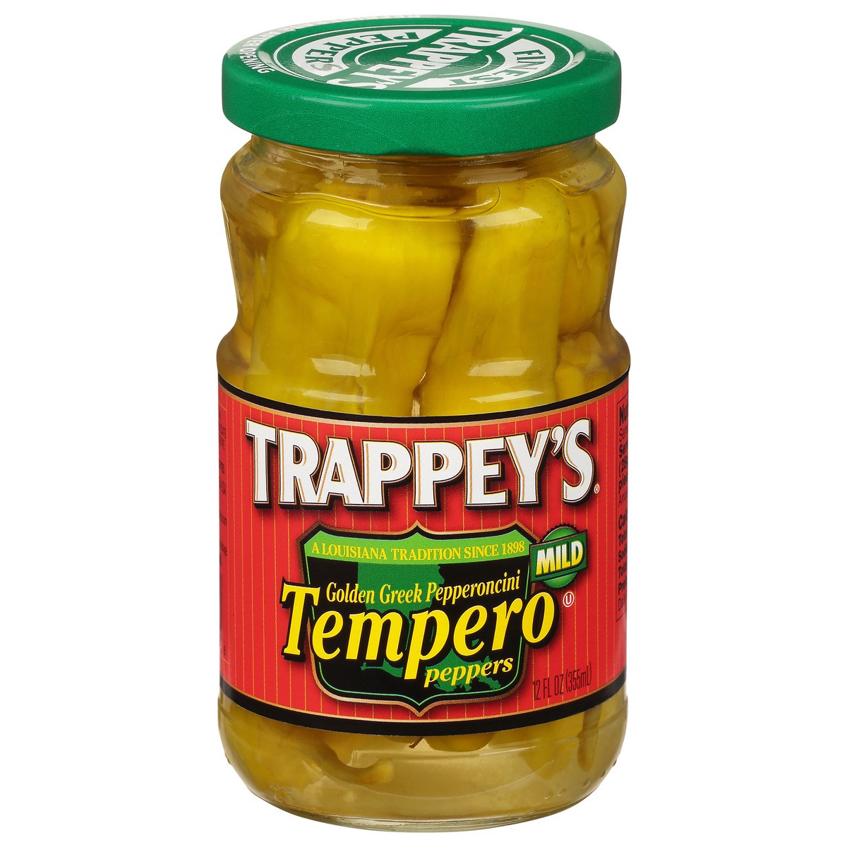 slide 5 of 12, Trappey's Mild Golden Greek Pepperoncini Tempero Peppers 12 fl oz, 12 oz