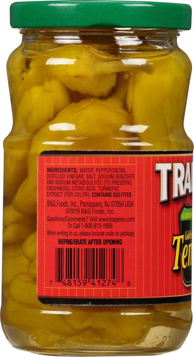 slide 4 of 12, Trappey's Mild Golden Greek Pepperoncini Tempero Peppers 12 fl oz, 12 oz