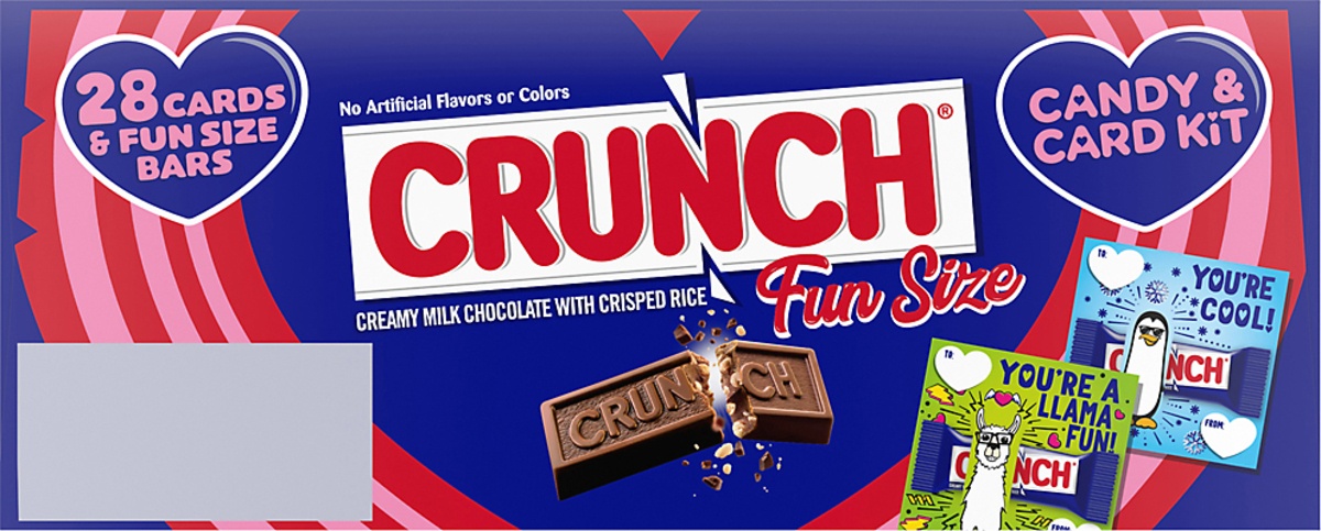 slide 4 of 7, Crunch Fun Size Candy & Card Kit, 12.6 oz
