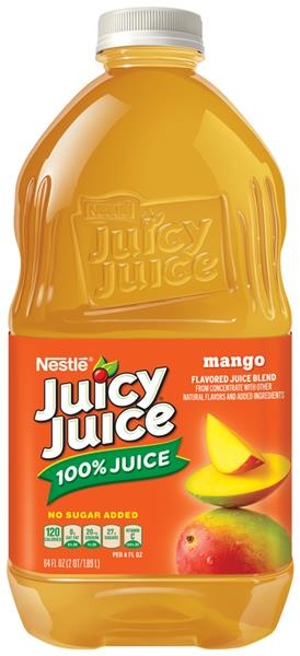 slide 1 of 4, Juicy Juice 100% Juice, Mango - 64 oz, 64 oz