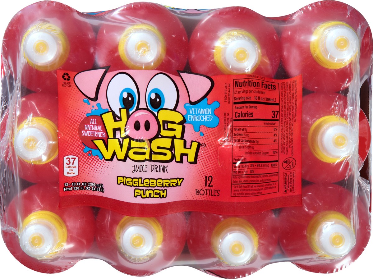 slide 8 of 10, Hog Wash Piggleberry Punch Juice Drink - 12 ct, 12 ct