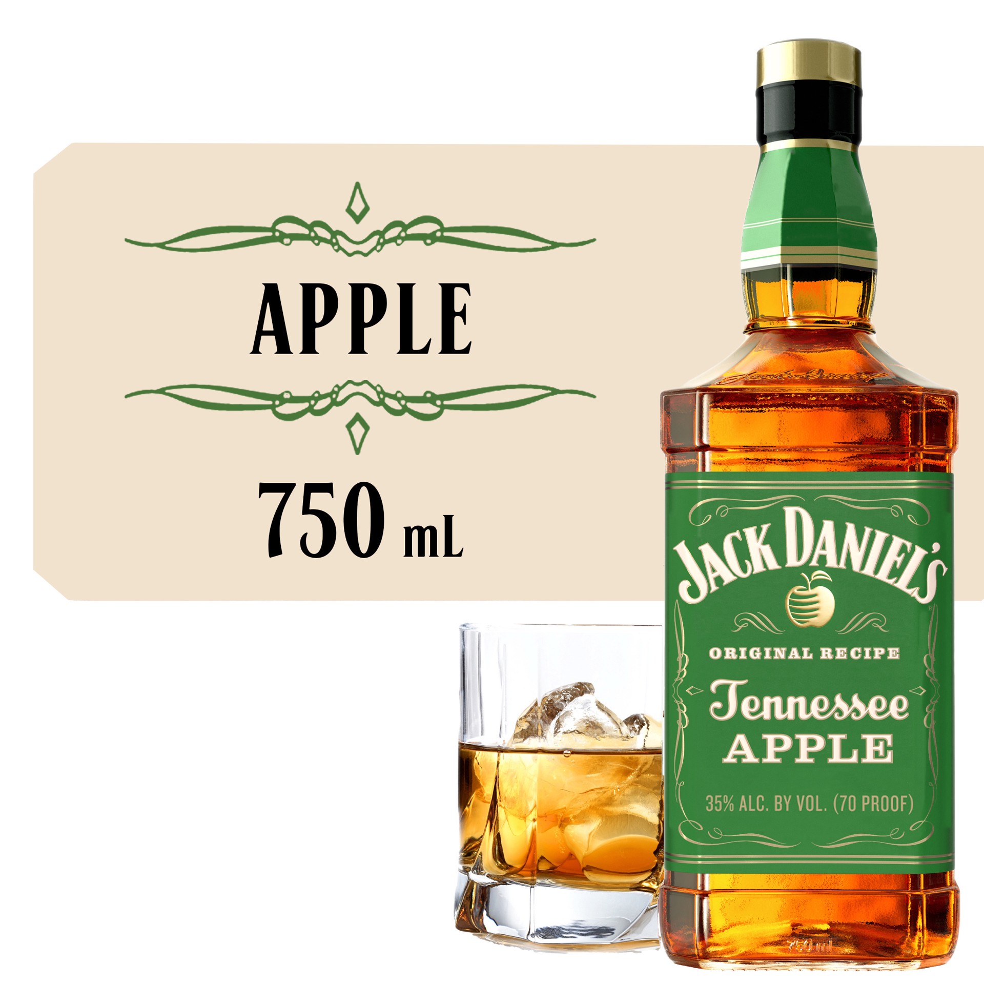 slide 6 of 9, Jack Daniel's Tennessee Apple 750 mL 70 Proof, 750 ml