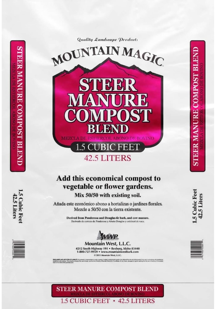 slide 1 of 1, Mountain Magic Steer Manure, 42.5 liter