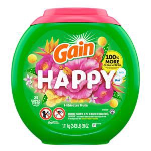 slide 1 of 1, Gain Super Flings, Happy Hibiscus Hula, 25Ct, 25 ct