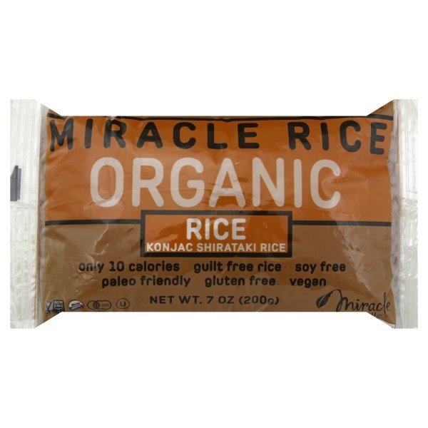 slide 1 of 1, Miracle Noodle Kitchen Konjac Shirataki Rice, 7 oz