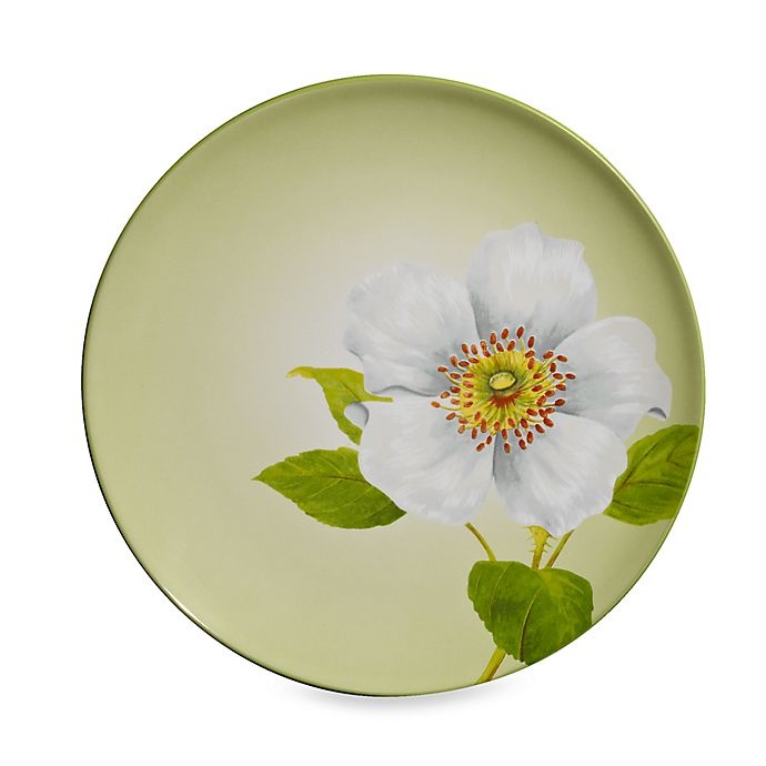 slide 1 of 1, Noritake Colorwave Floral Accent Plate - Apple, 1 ct