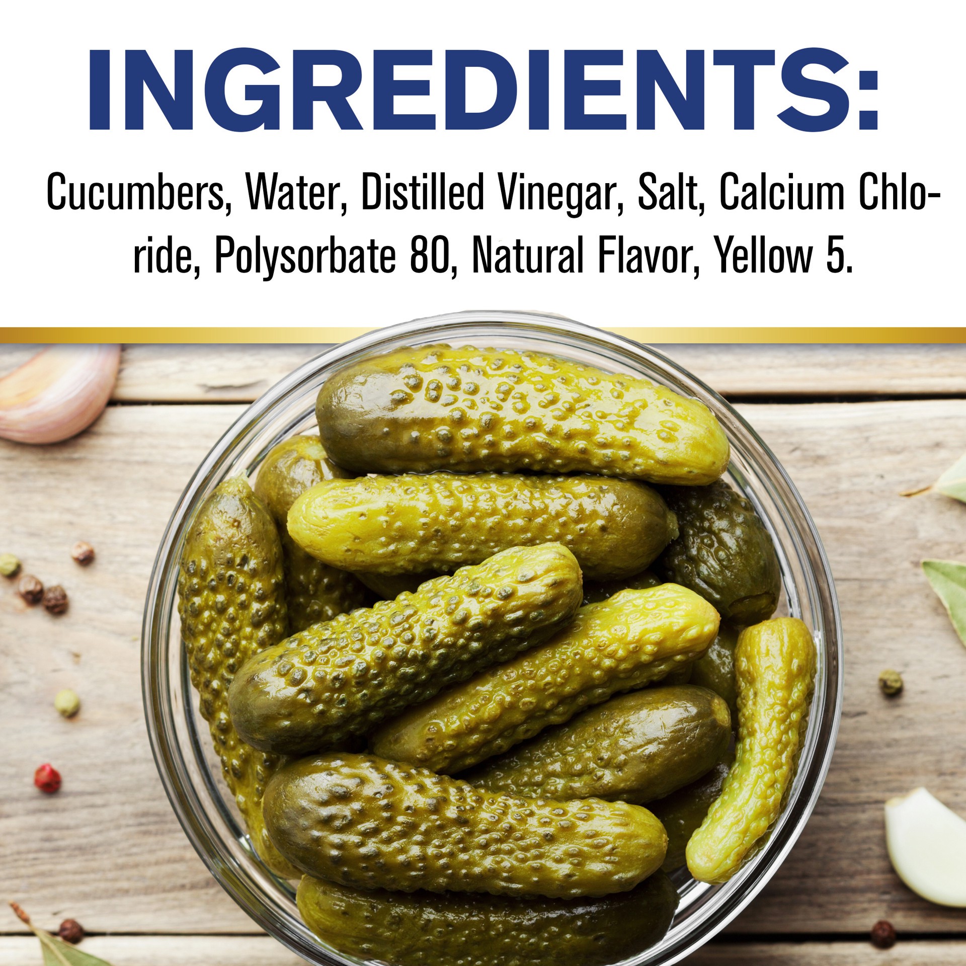 slide 3 of 5, Vlasic Kosher Dill Baby Whole Pickles, Keto Friendly, 24 fl. oz., 24 fl oz