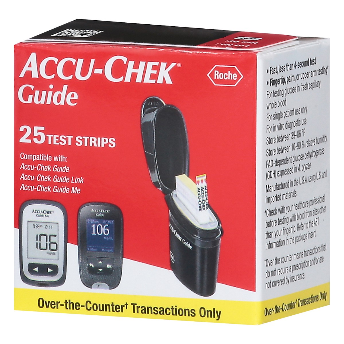 slide 3 of 9, Accu-Chek Guide Test Strips, 25 ct