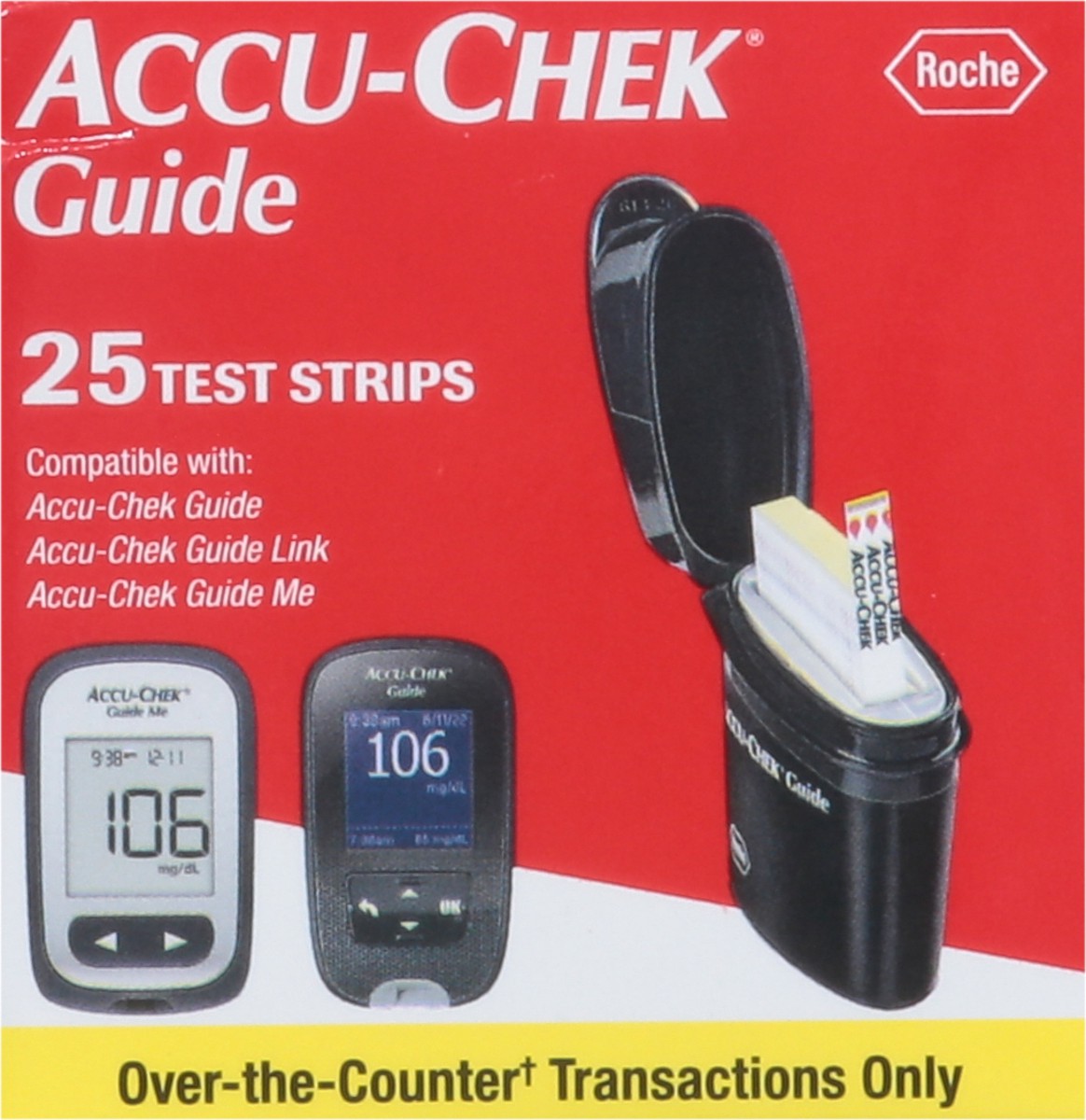 slide 6 of 9, Accu-Chek Guide Test Strips, 25 ct