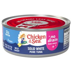 Chicken of the Sea Solid White Pure Albacore Tuna, No Drain 4 oz