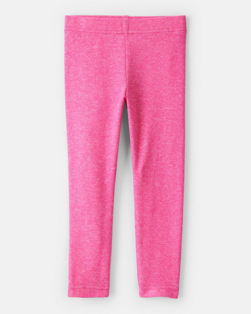 slide 3 of 3, Carter's Toddler Girl Bow Peplum Top & Legging Set - Pink Fuchsia 4T, 1 ct
