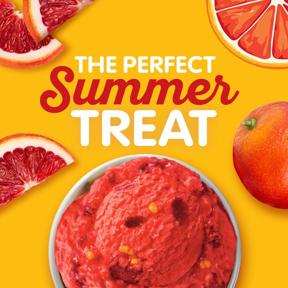 slide 2 of 5, Kroger® Summer Collection Italian Style Summer Fizz Blood Orange Sherbet Pint, 16 oz