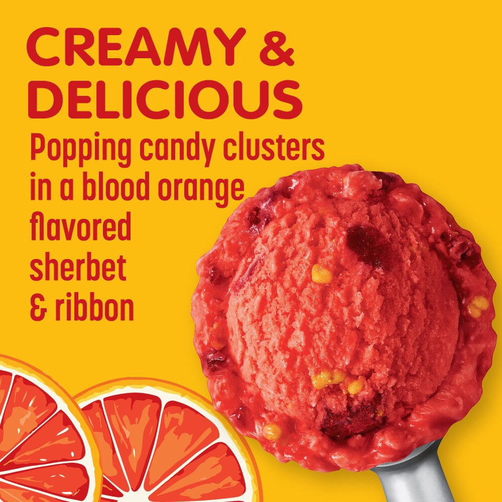 slide 3 of 5, Kroger® Summer Collection Italian Style Summer Fizz Blood Orange Sherbet Pint, 16 oz